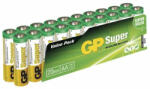 GP Batteries Baterii GP Extra Alkaline AA (LR6), 1.5V, pachet 20pcs (GPPCA15AX032) Baterii de unica folosinta