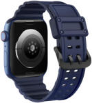  Curea plastic Triple Protection compatibila cu Apple Watch 4/5/6/7/8/SE/Ultra 42/44/45/49mm Bleumarin (9145576276198)