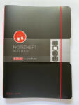 Herlitz MyBook Notesz Prémium 2 in 1, A4, 80 lap , fekete (11361508)