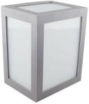V-TAC Cube oldalfali dekor lámpatest, 12W, szürke, meleg fehér (17971)