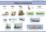 Stiefel Jellegzetes hajótípusok, iskolai történelmi oktatótabló (61009-S)