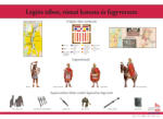 Stiefel Légiós tábor, római katona és fegyverzete, iskolai történelmi oktatótabló (61101-L)