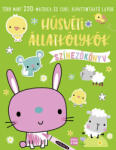 Móra Könyvkiadó Húsvéti állatkölykök - színezőkönyv - Több mint 250 matrica és cuki, kipattintható lapok