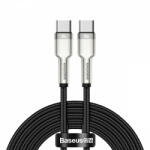 Baseus Cafule USB-C - USB-C kábel, 100 W, 2 m (fekete) - szalaialkatreszek