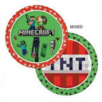 Decorata Party Papírtányér 23cm 8db Minecraft, 95441 (LUFI921282)