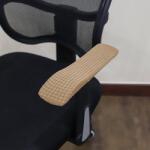 Forcheer 1 pár KÖRBEGUMIS KarfaHuzat forgószékhez (vízlepergető, karamell barna)