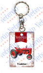  Veterán traktoros kulcstartó - Traktor piros (171854)