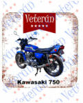  Veterán motoros poháralátét - Kawasaki 750 (560908)