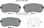 TEXTAR set placute frana, frana disc TEXTAR Q+ 2643701 (2643701)