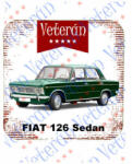  Veterán autós poháralátét - Fiat 126 Sedan (910468)