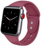  BStrap Soft Silicone szíj Apple Watch 38/40/41mm, Red Wine