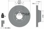 TEXTAR Disc frana TEXTAR PRO+ 92219005 (92219005)