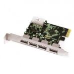 Approx Vezérlőkártya - PCI Express csatlakozás 4db USB3.0 (APPPCIE4P) - smart-otthon