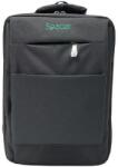 Spacer Rucsac Spacer New York pentru laptop 17", compartiment laptop si compartiment calatorie, buzunar frontal, compartiment travel, waterproof, poliester, Negru (SPBP-NEW-YORK-BK) Geanta, rucsac laptop