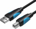 Vention USB-A to USB-B Print Cable with 2x Ferrite Core 8m Black (VAS-A16-B800)