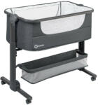 Lionelo - Patut co-sleeper Timon Pliabil, 3 in 1, Cu setare unghiulara, Reglabil in 6 pozitii pe inaltime, Din Aluminiu, 90x50 c