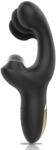 IBIZA Fingering & Pulsing Vibrator Black Vibrator