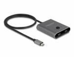Delock USB 10 Gbps USB Type-C kapcsoló 2 az 1-ben Kétirányú 8K (11500)