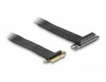 Delock PCI Expressz riser kártya x4 apa - x4 szlot 90 -os szögben kábellel 60 cm hosszú (88026)