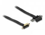 Delock PCI Expressz riser kártya x1 apa 90 -os szögben - x1 szlot kábellel 30 cm hosszú (88023) - dellaprint
