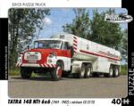 Retro cars - Puzzle TRUCK Tatra 148 NTt 6x6 s navesom CO 23 TO (1969-1982) - 40 - 99 piese Puzzle