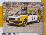 Retro cars - Puzzle Škoda 120 L VB (1987) 40 dielikov - 40 - 99 piese Puzzle