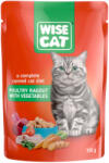 Wise Cat cat, hrana umeda pentru pisici tocana cu pasare de casa si legume - 1x100 g