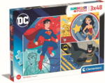Clementoni SuperColor - DC Comics szuperhősök 3x48 db-os (25272)