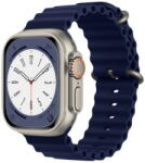 Techsuit Curea pentru Apple Watch 1/2/3/4/5/6/7/8/SE/SE 2/Ultra (42/44/45/49mm) - Techsuit Watchband (W038) - Dark Blue (KF2310821) - vexio