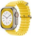 Techsuit Curea pentruApple Watch 1/2/3/4/5/6/7/8/SE/SE 2 (38/40/41mm) - Techsuit Watchband (W038) - Yellow (KF2310824) - vexio