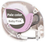 AIMO Etichete culori pastel AIMO 12mm x 4m, plastic, gri roz pastel, transfer termic, interior exterior, doar pentru AIMO P12PRO, Q5-MQP37 (AIQ5MQP37)