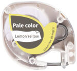 AIMO Etichete culori pastel AIMO 12mm x 4m, plastic, gri galben pastel, transfer termic, interior exterior, doar pentru AIMO P12PRO, Q5-MQY37 (AIQ5MQY37)