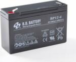 B.B. Battery 6V 12Ah Zárt gondozás mentes AGM akkumulátor (AQBB6/12)