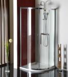 SAPHO POLYSAN LUCIS LINE íves zuhanykabin, eltolható ajtó, 1000x1000mm, transzparent (DL3015) (DL3015)