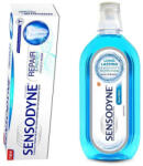 Sensodyne Pastă de dinți Repair & Protect Sensodyne, 75 ml + Apă de gură Cool Mint Sensodyne, 500 ml, Gsk