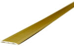 AVProfil AV Burkolatváltó profil Matt arany lapos bordás 30 mm 2700 mm öntapadós szintkülönbség ragasztható gold