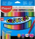 Maped színes ceruza 48 db, color peps, háromszögletű (MA832048)