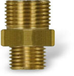  Közcsavar méretváltó G 1/4" M-G 1/2" M 400 bar sárgaréz