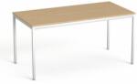 MAYAH Általános asztal fémlábbal, 75x150 cm, MAYAH Freedom SV-39 , kőris (SV-39 K/ IBXA39K) - kellekanyagonline