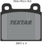 TEXTAR set placute frana, frana disc TEXTAR 2001102 (2001102)