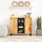 vidaXL Servantă cu 2 uși, 90x33x75 cm, lemn masiv de mango (352925) Comoda