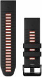 Garmin QuickFit 26 - curea silicon - negru-rosu (010-13281-06)