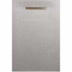 AREZZO design SOLIDSoft zuhanytálca 160x90 cm, egyenes lefolyóval, beton AR-90160LINC (AR-90160LINC)