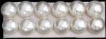  Perle de Cultura Disc Margele Pentru Cercei 10-11 x 6 mm - Jumatate Forat - 6 Bucati