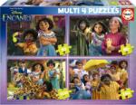 Educa - Puzzle 4v1 Encanto - 40 - 99 piese Puzzle