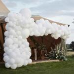 Ginger Ray Ghirlandă cu baloane - Alb de lux