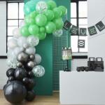 Ginger Ray Ghirlandă de baloane - verde, gri și negru