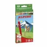 Alpino Creioane colorate ALPINO, cutie carton, 12 culori/set (MS-AL010654)