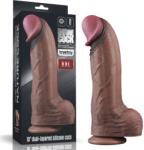 Lovetoy Огромно двуслойно реалистично дилдо от силикон Nature Cock XXL 13