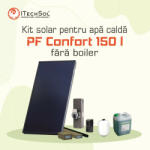 HEWALEX Pachet solar (kit) apă caldă menajeră pentru 2-3 persoane, fără boiler (PF Confort 150 l, fără boiler) (KitPFConfort150FB)